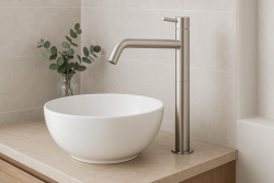 MURO TUA hoge wastafelkraan voor waskommen chroom M1.A2.CR